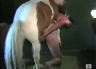 Spread the cheeks to let the pony inside, fucker